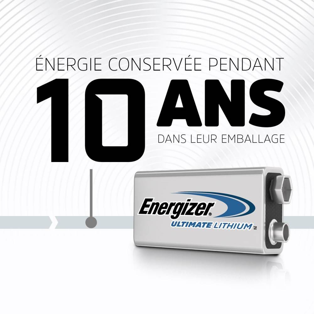 Energizer - Pile lithium 9 v, 1.5 V, ENERGIZER - Image 3