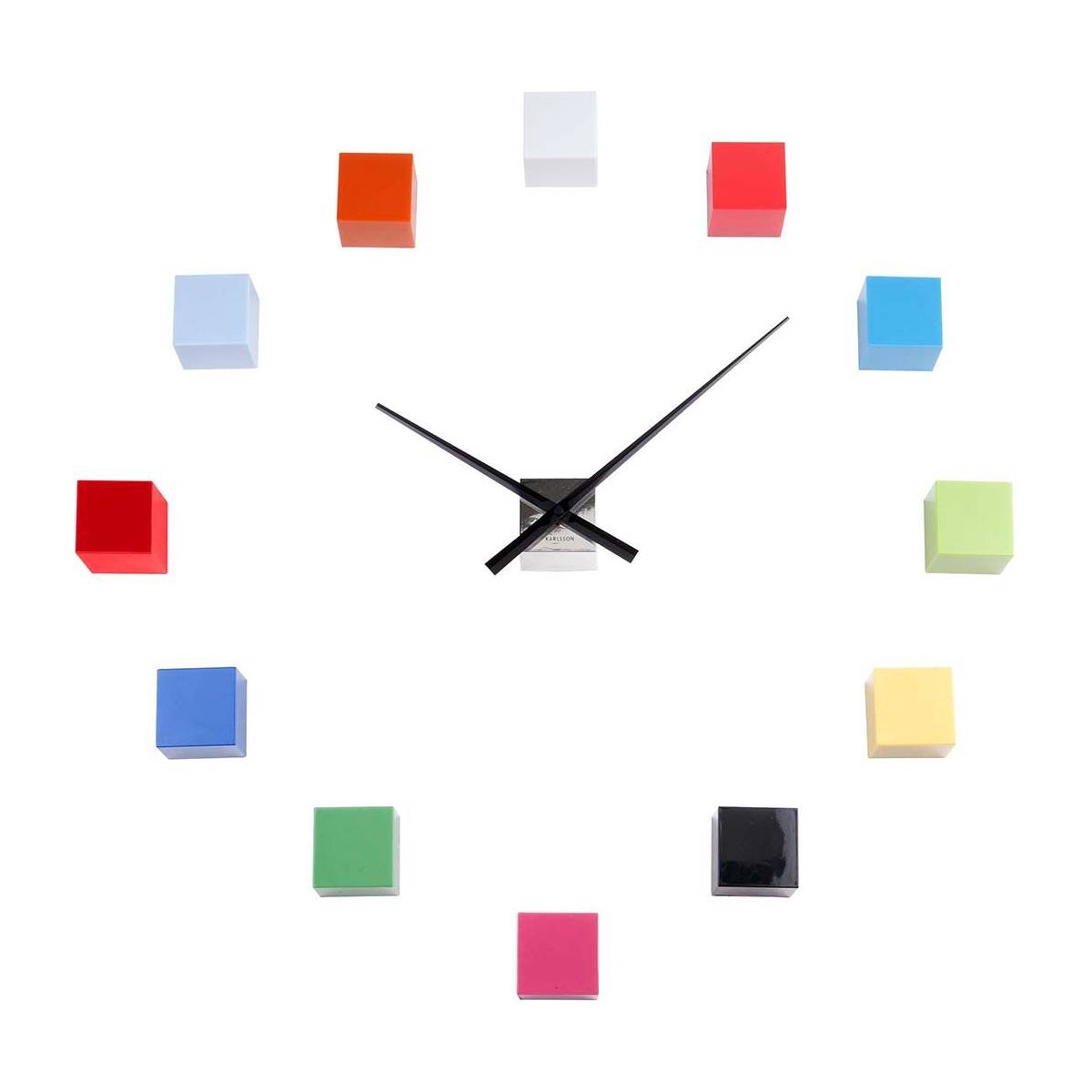 Karlsson - Horloge cubique DIY multicolore - Image 1