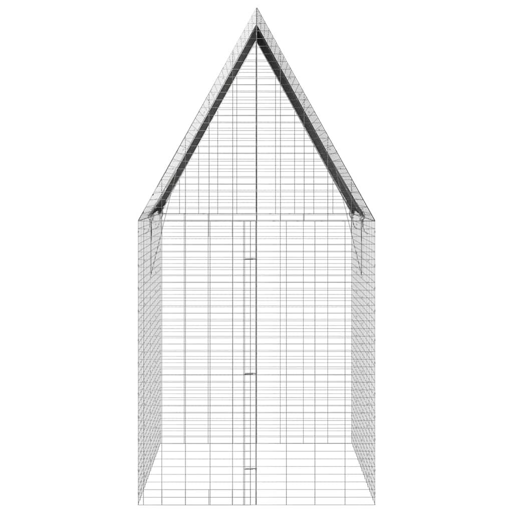 Vidaxl - Cage pour lapins Argenté 200 x 100 x 210 cm Acier galvanisé vidaXL 42019246 - Image 10