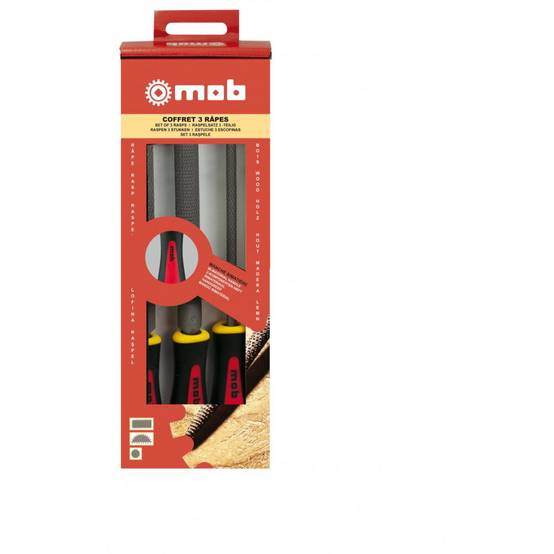 Jeu de 3 râpes manche bi-matière - MOB - Image 1