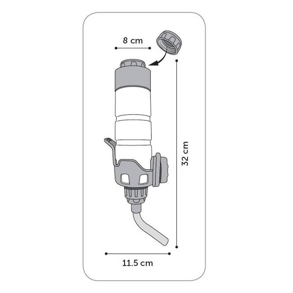 Biberon HUX gris 600 ML pour rongeur - Image 2