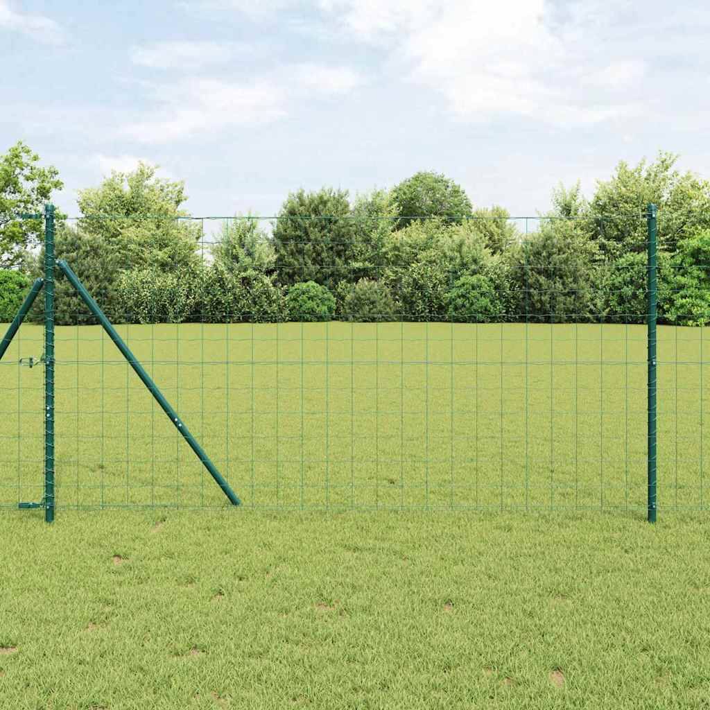 PANGIVO - Clôture acier PVC verte 1,4 x 10 m, Poids :17.43kg - PANGIVO - Image 1
