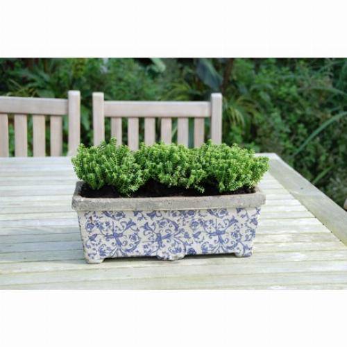 Esschert Design - Jardinière céramique Bleu - Image 1