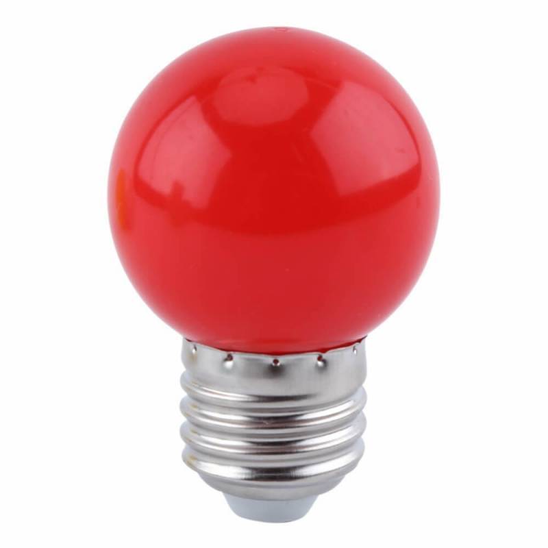 Ampoule Guinguette Multicolores 1W lot de 10 E27 LED plastique professionnelle - Image 4