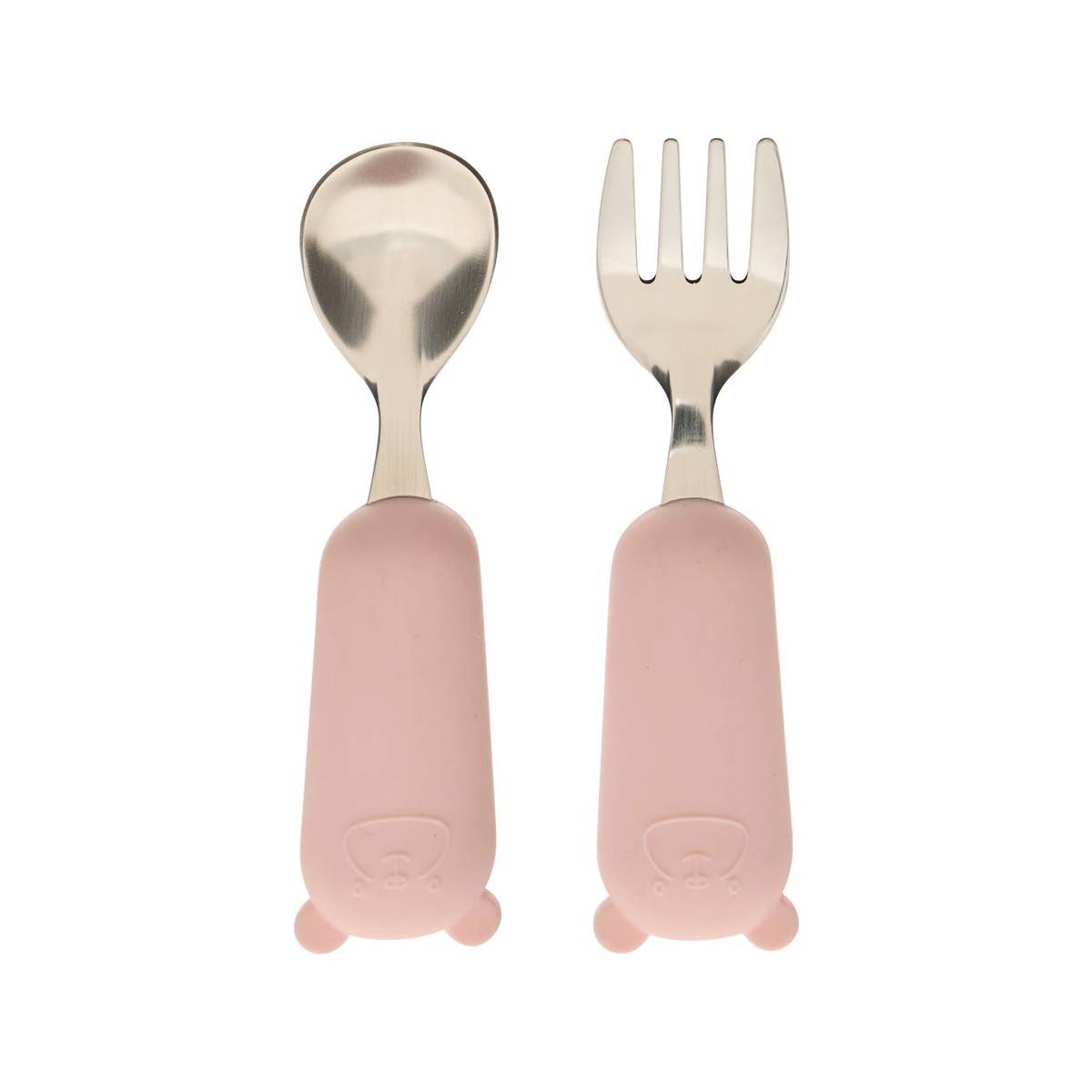 Set Couverts Enfant "Yum" 16cm Rose - Image 1