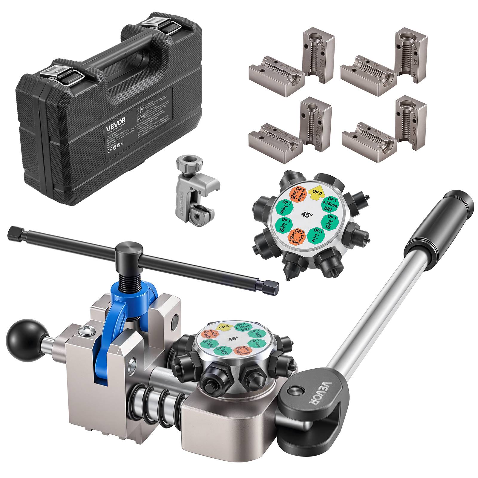 Vevor - Vevor Kit Outils D'évasement De Tuyaux Freins Outil De Dudgeonnage 45° À Bulle - Image 1