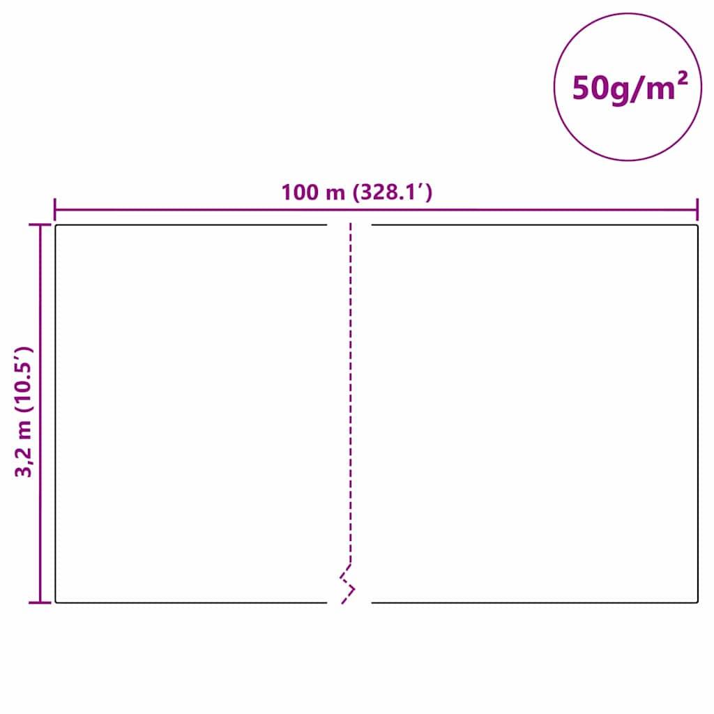 Rouleau XXL Tissu Anti-Givre Beige Jardinage Pro Polypropylène Résistant Protection Étendue Beige 100x3,2m – ComfortXL Outdoor Living - Image 8