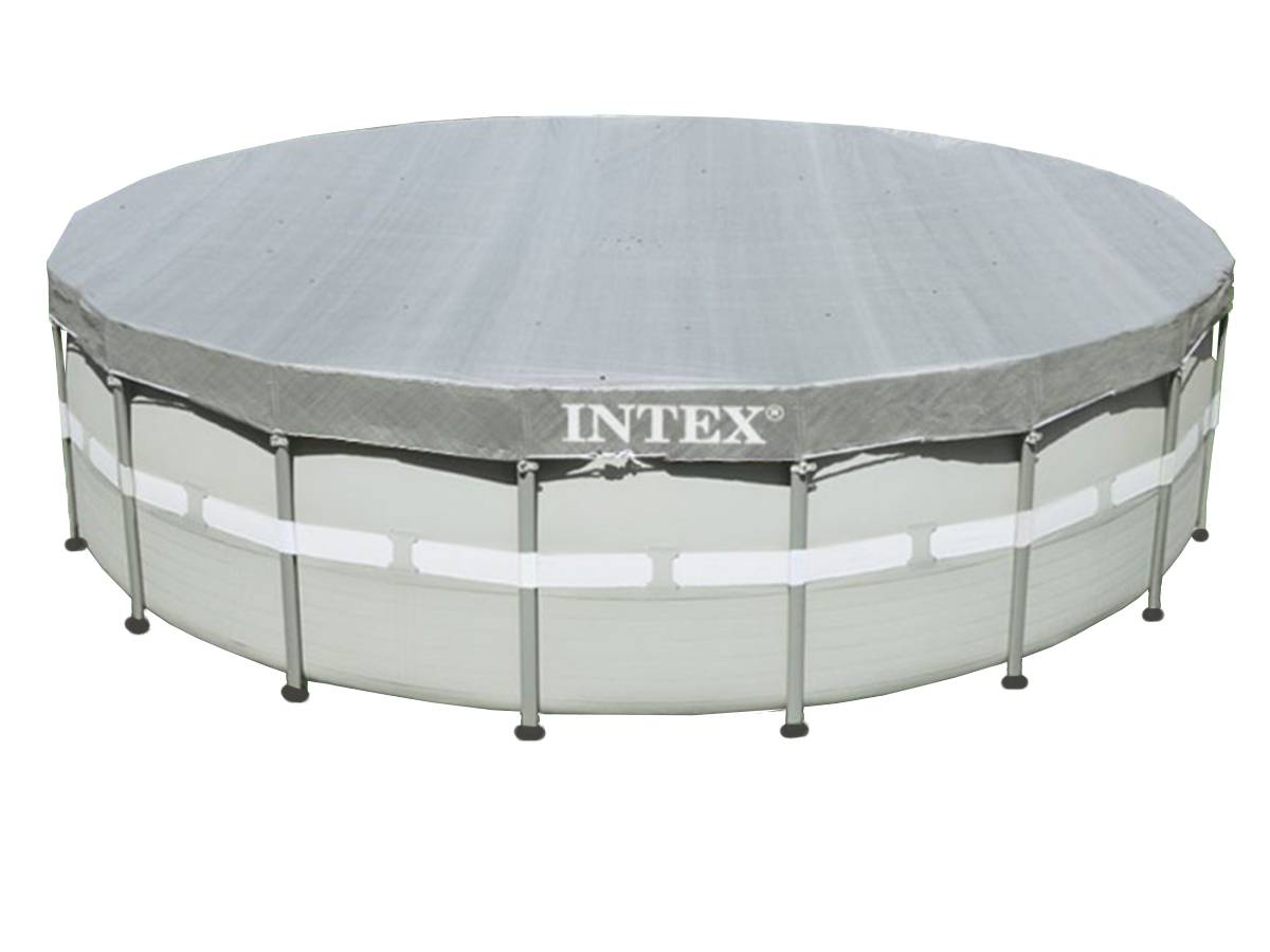 Bâche de protection Deluxe pour piscine tubulaire ronde Ø 5,49 m - Intex - Image 2