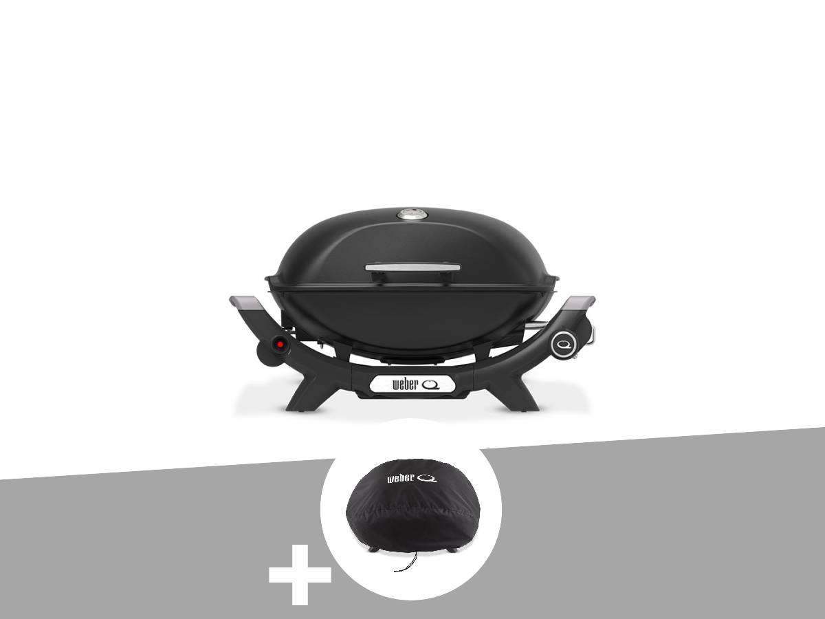 Weber - Barbecue à gaz Q 2100N noir + Housse - Weber - Image 1