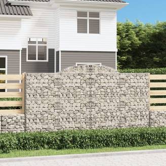 Vidaxl - Panier de gabions arqué 300x50x160/180 cm Fer galvanisé vidaXL 153518