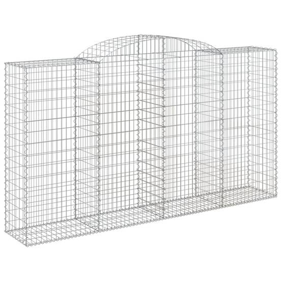 Vidaxl - Panier de gabions arqué 300x50x160/180 cm Fer galvanisé vidaXL 153518 - Image 2