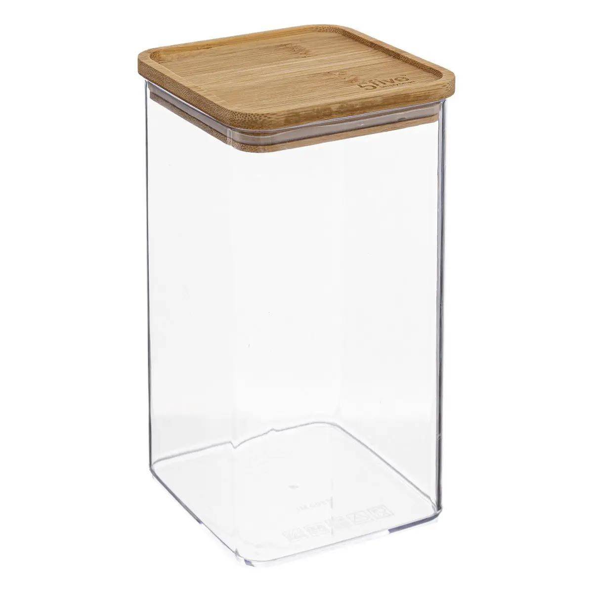 Boîte de Conservation Carrée "Eske" 1,5L Naturel - Image 1