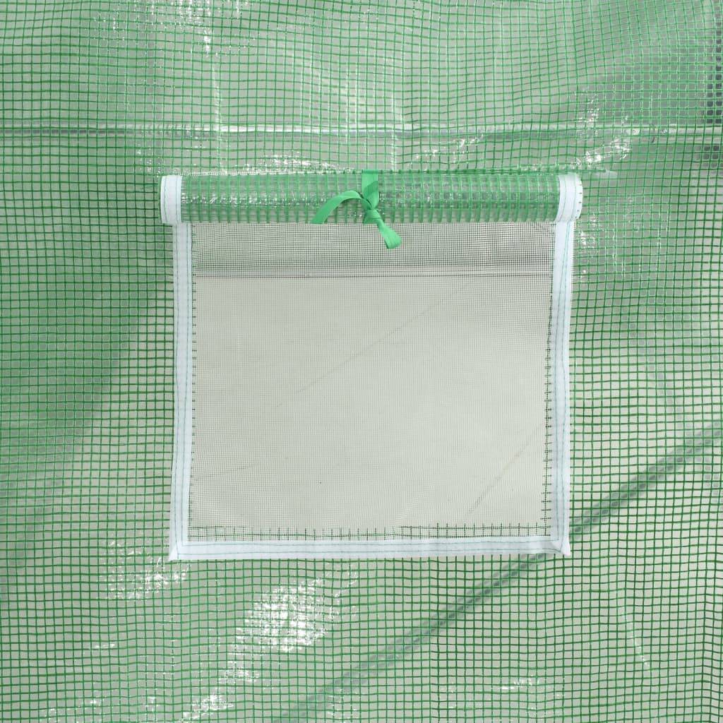 Grande Serre Tunnel Acier Galvanisé 50m² Bâche PE Anti-UV Culture Jardin - ComfortXL Outdoor Living - Image 10