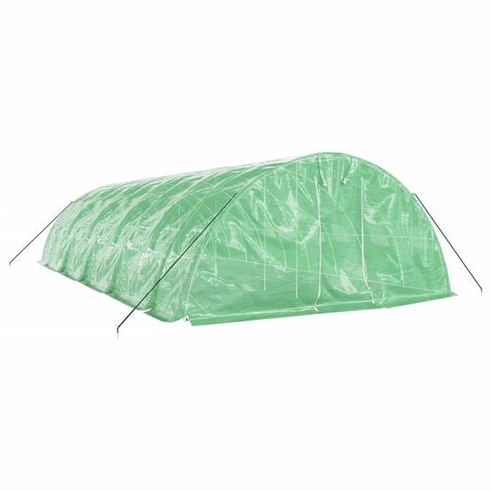 Grande Serre Tunnel Acier Galvanisé 50m² Bâche PE Anti-UV Culture Jardin - ComfortXL Outdoor Living - Image 3