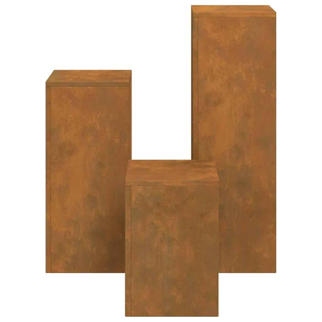 Support plante  Prolenta Orange brûlé  24 X 24 X 75 cm  - P95012O - Image 9