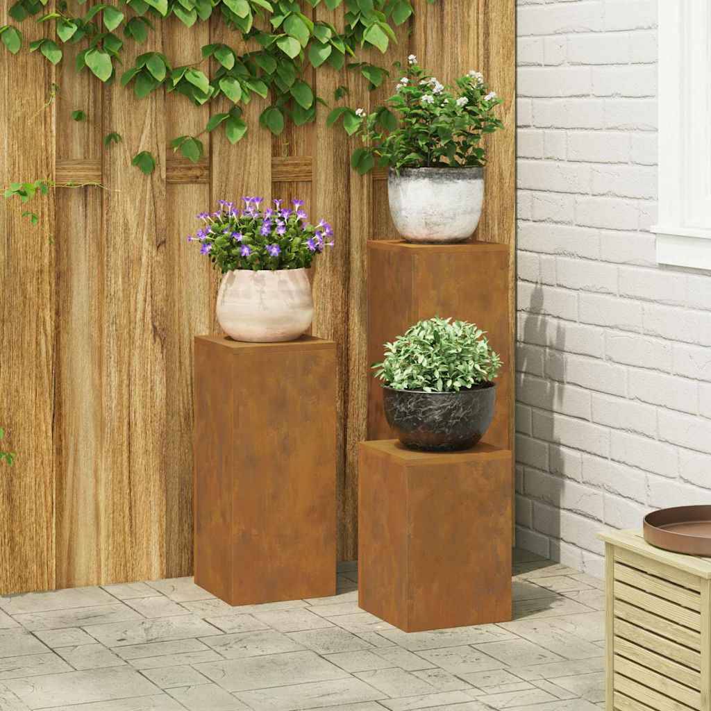 Support plante  Prolenta Orange brûlé  24 X 24 X 75 cm  - P95012O - Image 1