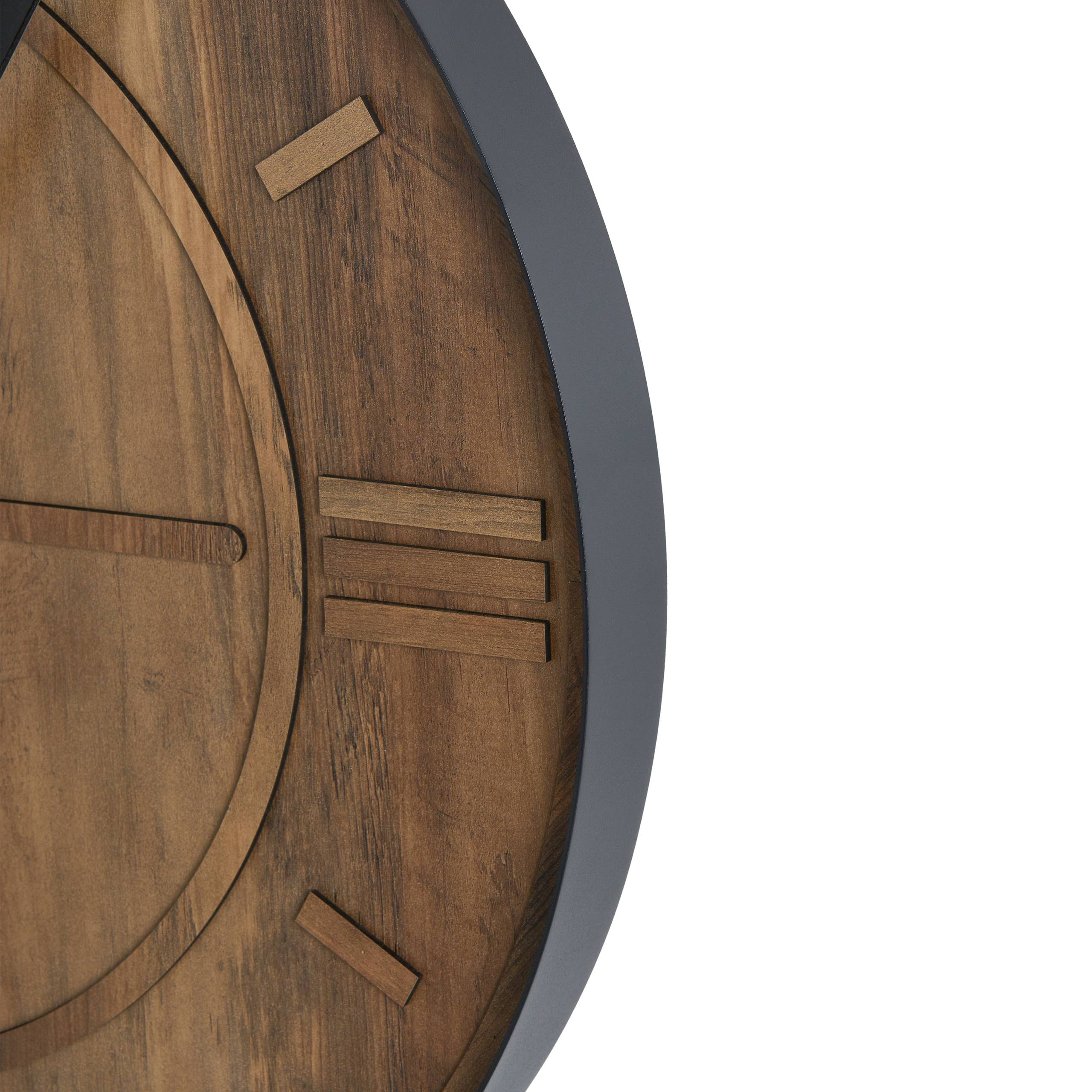 Beliani - Horloge murale MDF Marron SAULGES - 60x5x60- Beliani - Image 5