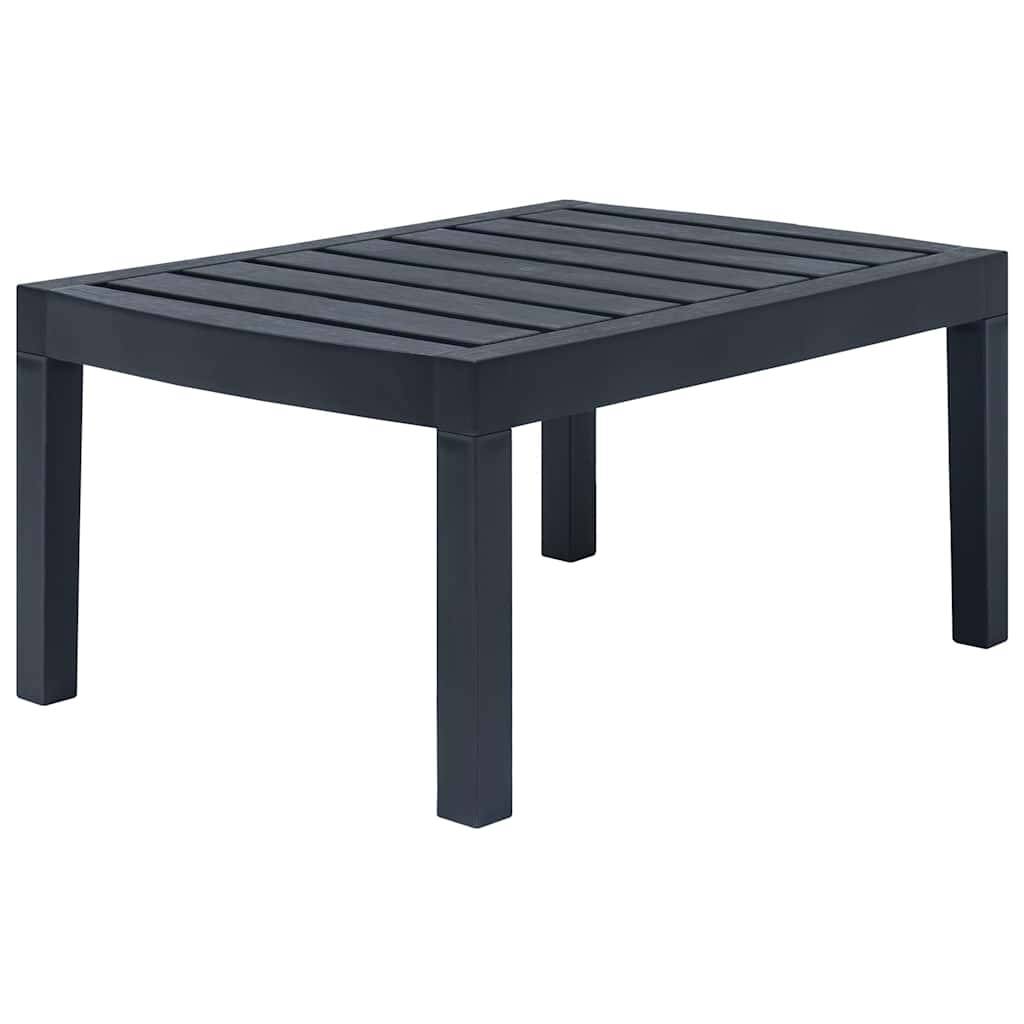 Vidaxl - Salon de jardin 4 pcs plastique anthracite vidaXL 276180 - Image 7