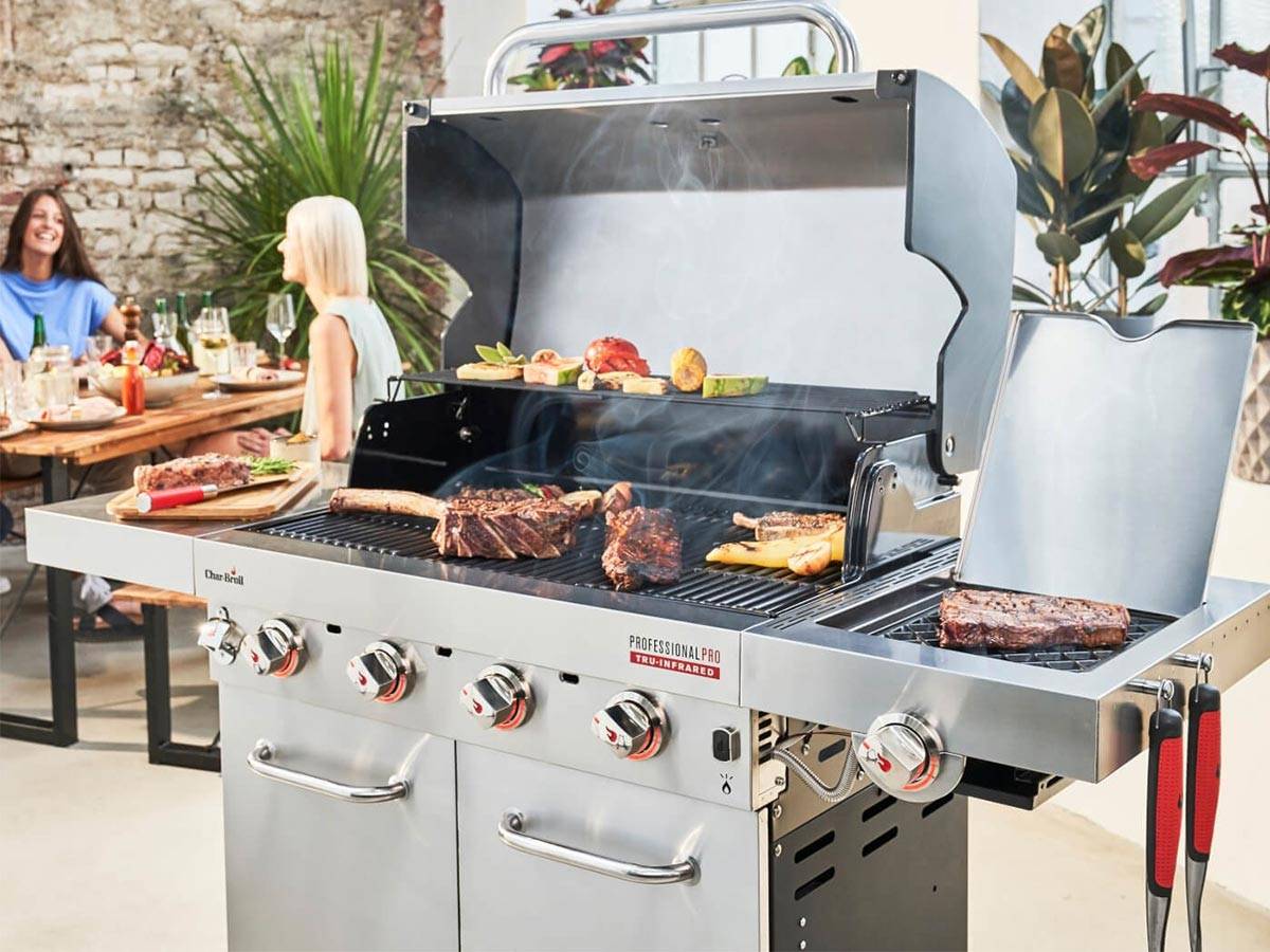 Char-broil - Barbecue à gaz Professional Pro S 4 + Housse de protection + Plancha - Char-Broil - Image 5