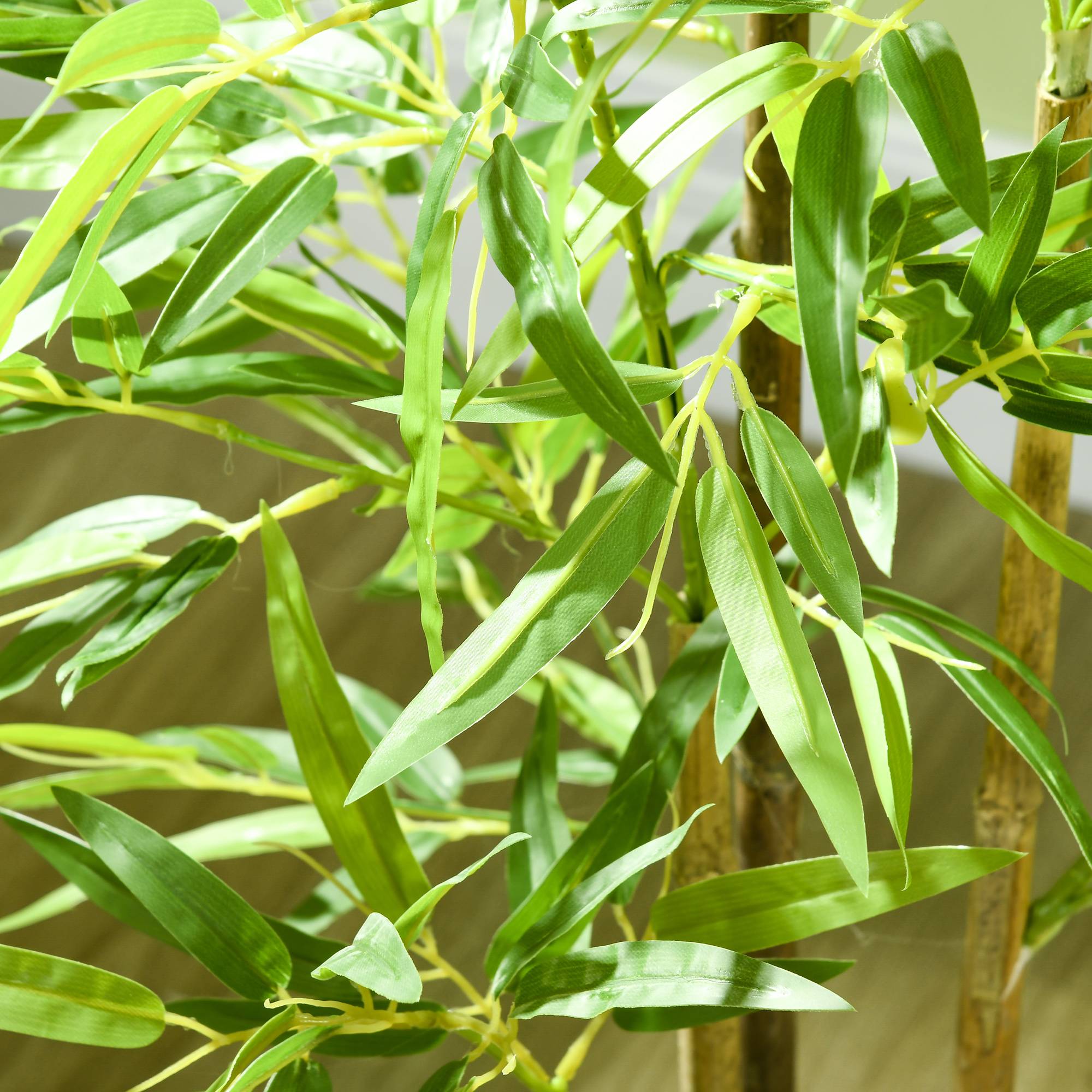Plante artificielle Bambou arbre artificiel hauteur 120 cm avec pot, décoration interieur, très réaliste - Image 10