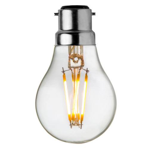 Ampoule Lampe B22 LED Filament droits 8W classique verre clair ECOLICHT - Image 1