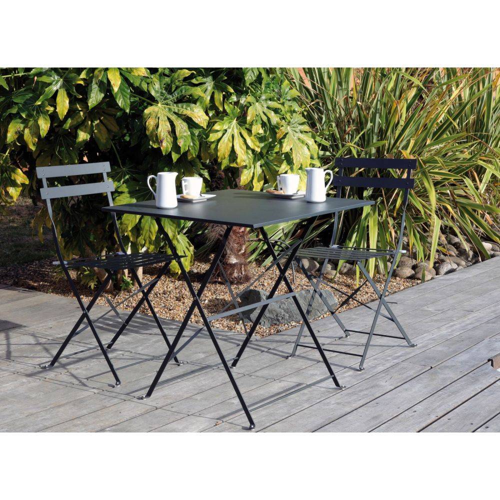 Alize - Chaises pliantes en acier Cuba (Lot de 2) - Image 2