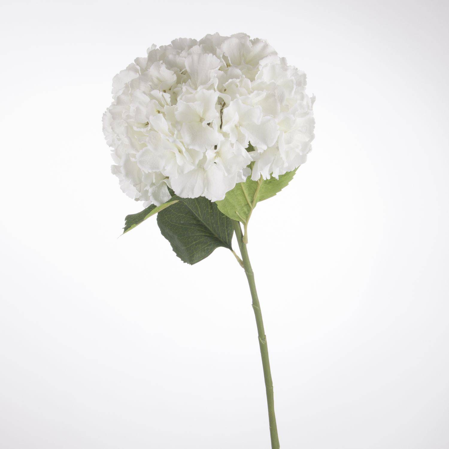 Tige artificielle d'Hortensia - H. 83 cm - Blanc - Atmosphera - Image 3