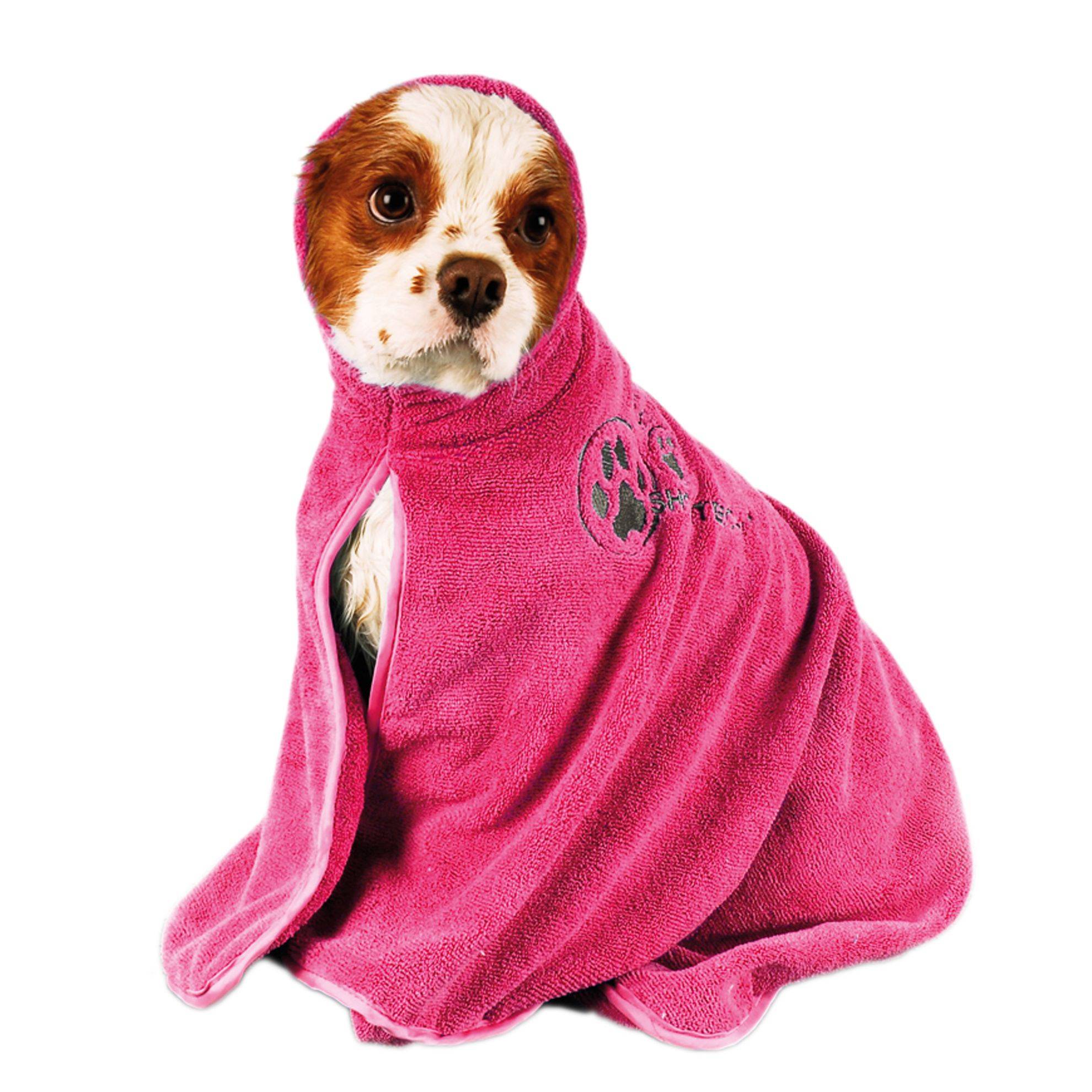 Peignoir pour chien Rose Taille : XL SHOW TECH