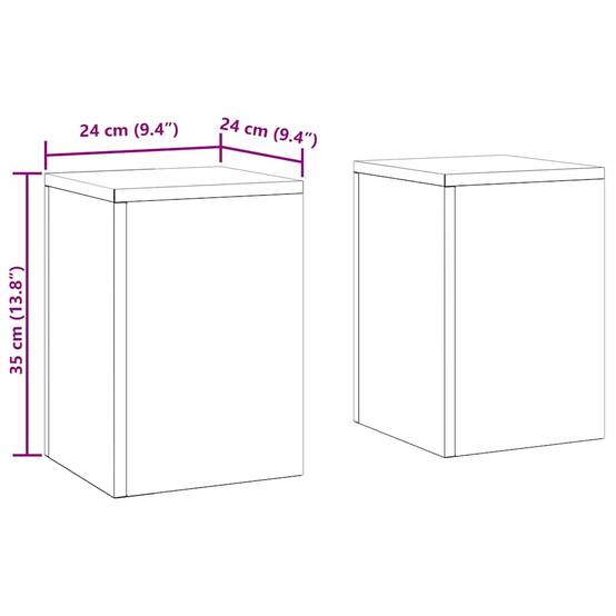 Lot de 2 Porte-pots design en Acier inoxydable Pour Jardin et Balcon en extérieur Argenté 24x24x35 cm – ComfortXL Outdoor Living - Image 8