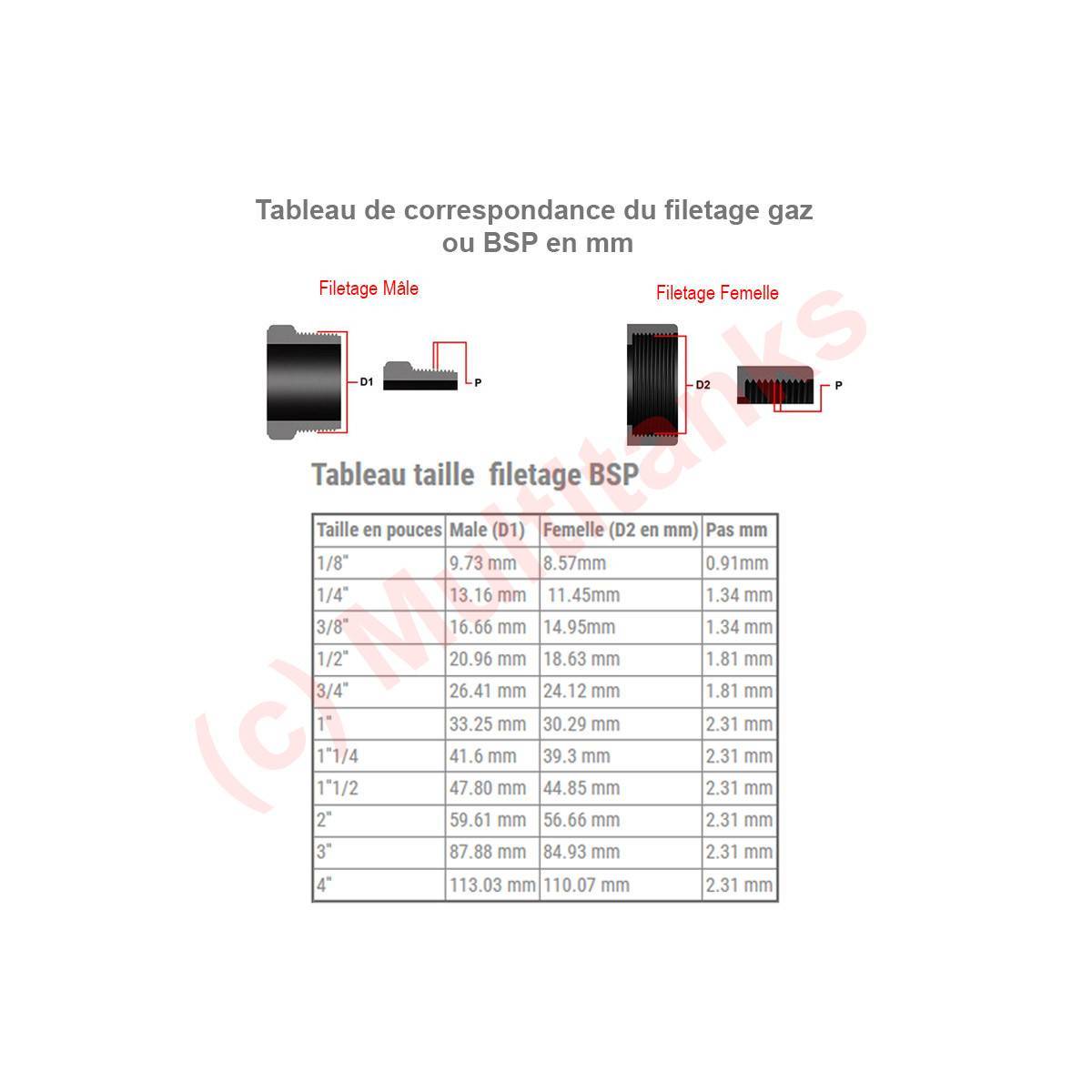 Codital - Raccord à compression en laiton droit femelle pour tube PE aux dimensions des tubes en acier - Image 3