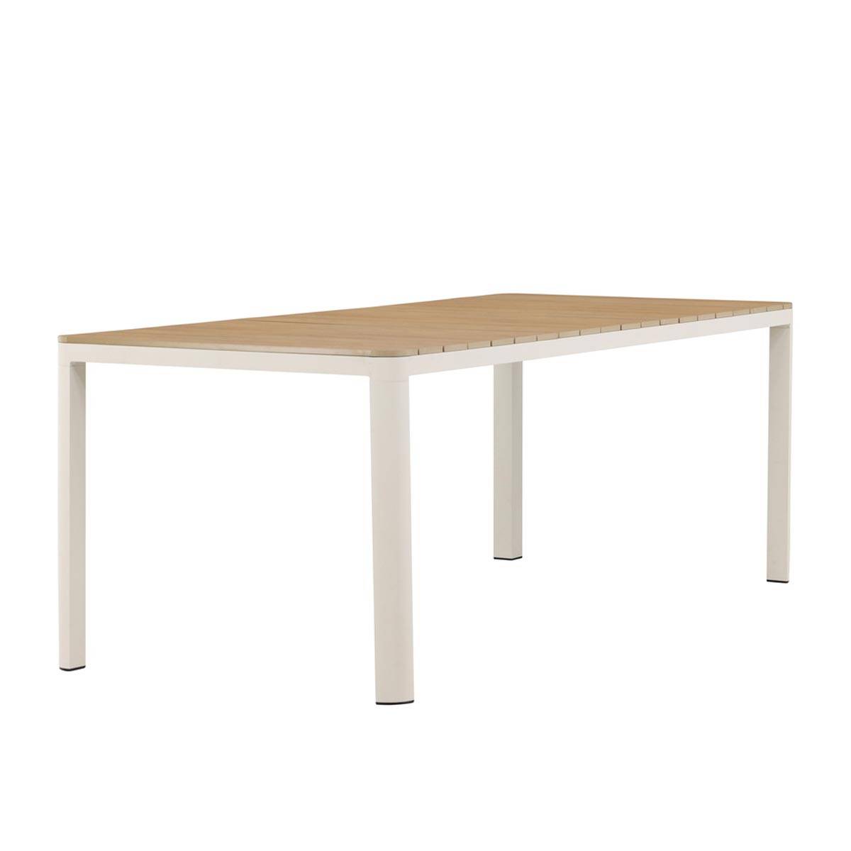 Paris Prix - Table de Jardin "Etna" 210cm Beige - Image 1