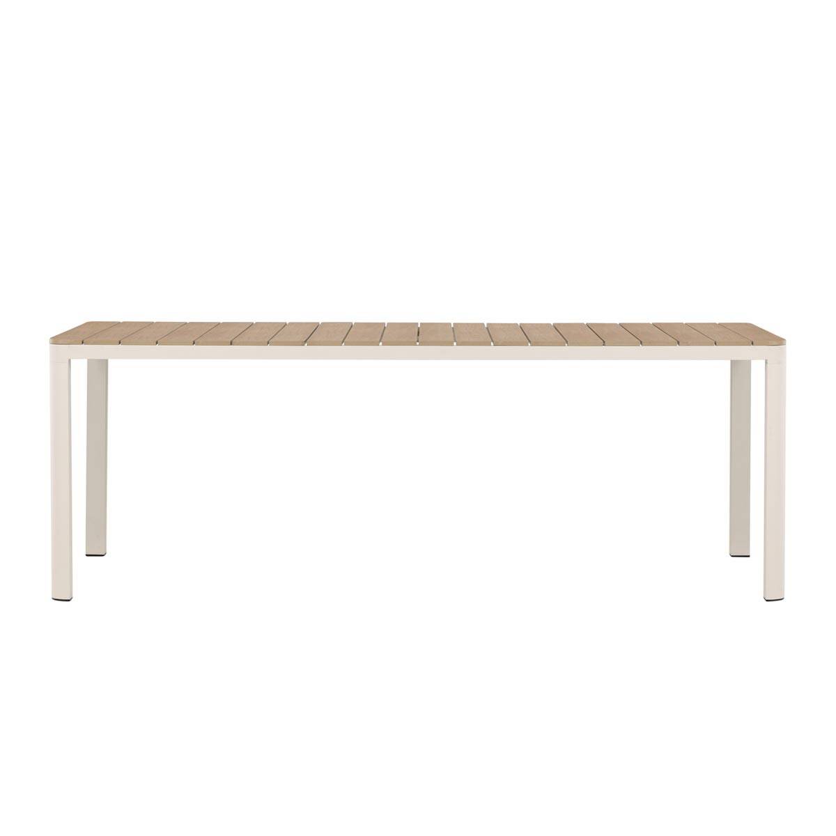 Paris Prix - Table de Jardin "Etna" 210cm Beige - Image 2