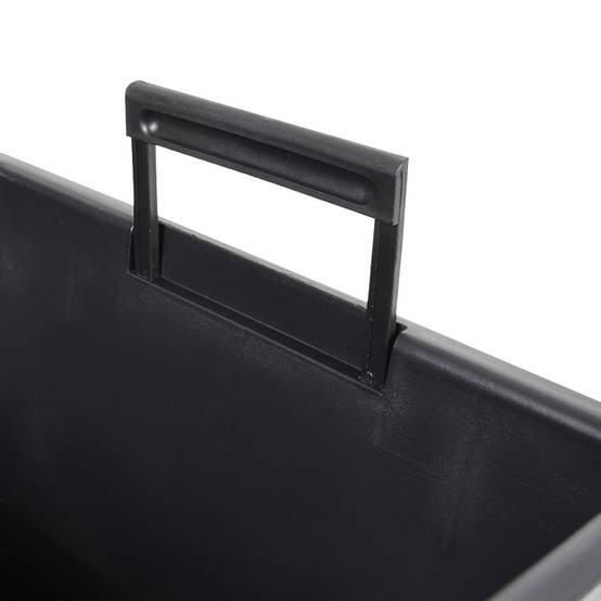 Jardinière polypropylène anthracite 26.5 x 26.5 x 50 cm - PANGIVO - Image 6