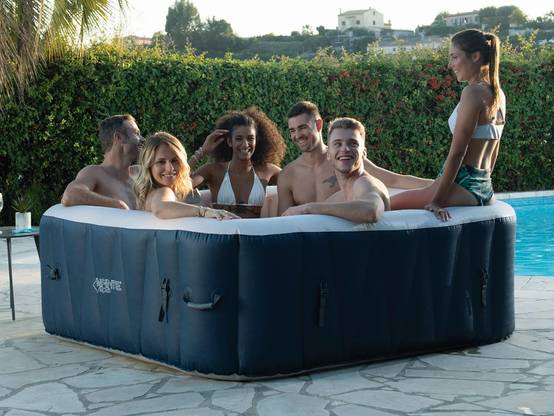 Infinite Spa - Spa gonflable Champion carré Bulles 6 places + Accessoires offerts - Infinite Spa - Image 4