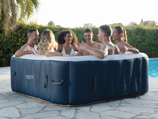 Infinite Spa - Spa gonflable Champion carré Bulles 6 places + Accessoires offerts - Infinite Spa - Image 2