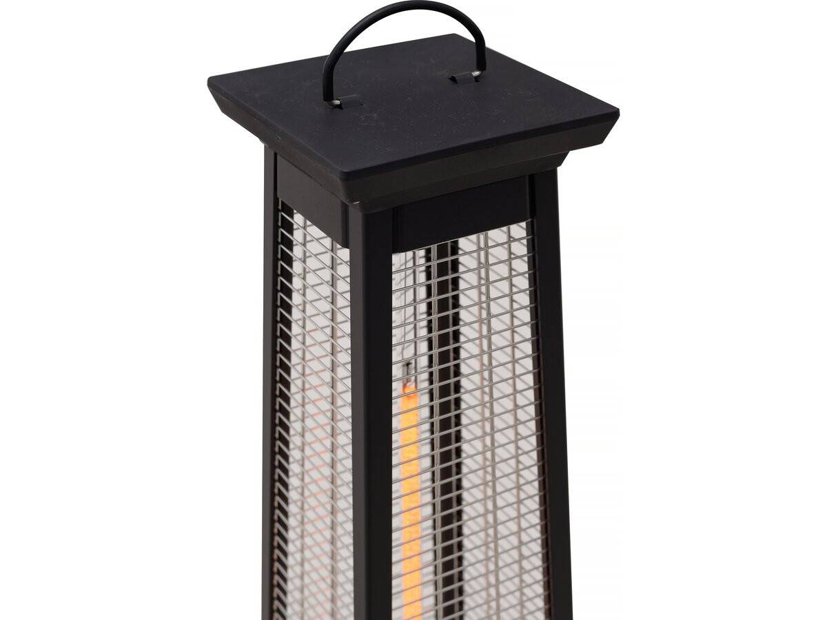 Chauffage électrique Radiant En Fibre De Carbone "volcano" - 2000w - Noir -habitat Et Jardin - Image 3