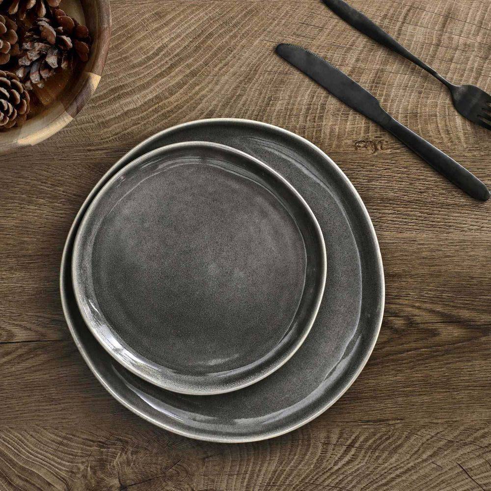 The Home Deco Factory - Service de table 18 pièces en grès - Image 2