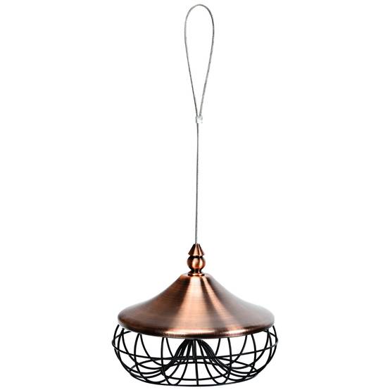 Mangeoire pour Oiseaux Distributeur de Nourriture pour Oiseaux Sauvages à Suspendre en Extérieur pour Boules de Graisse - Image 5