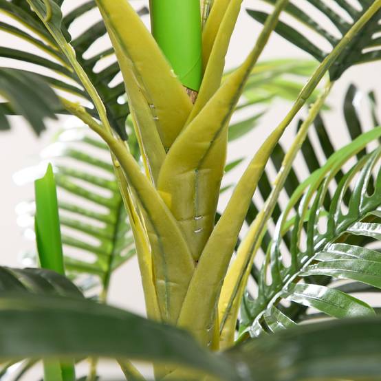 Palmier Areca Artificiel PEVA Décoration Intérieure Tropicale 190cm Vert - ComfortXL Outdoor Living - Image 10