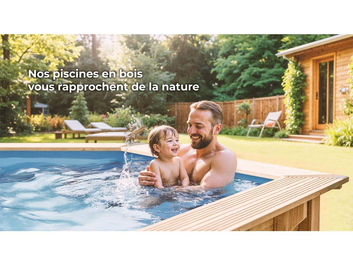 Gré - Piscine bois Grenade 2 4,36 x 3,36 x 1,17 m - Gré - Image 9