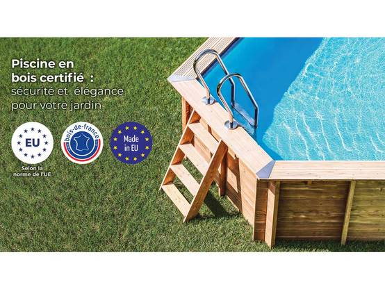 Gré - Piscine bois Grenade 2 4,36 x 3,36 x 1,17 m - Gré - Image 8