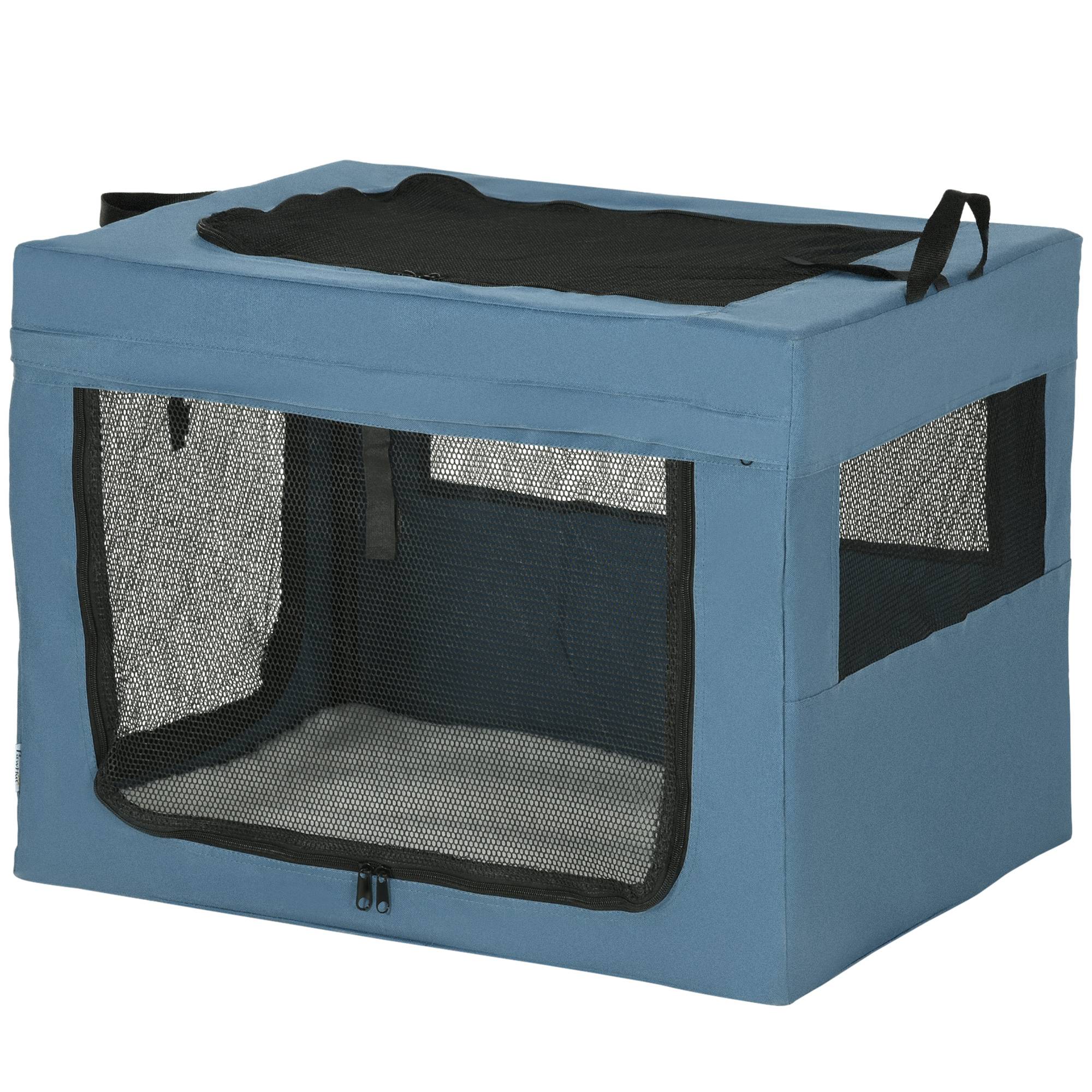 Sac de transport tissu bleu noir 69 x 51 x 51 cm - PANGIVO - Image 2