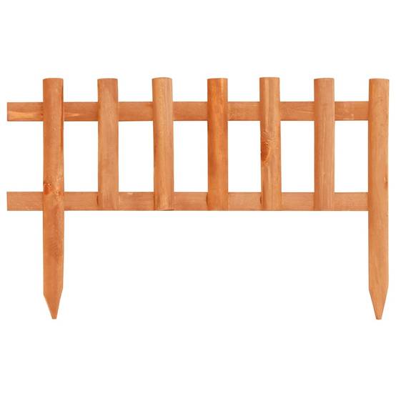 ComfortXL - Bordure pelouse bois sapin massif décoration parterres séparation 4,4m orange - ComfortXL Outdoor Living - Image 2