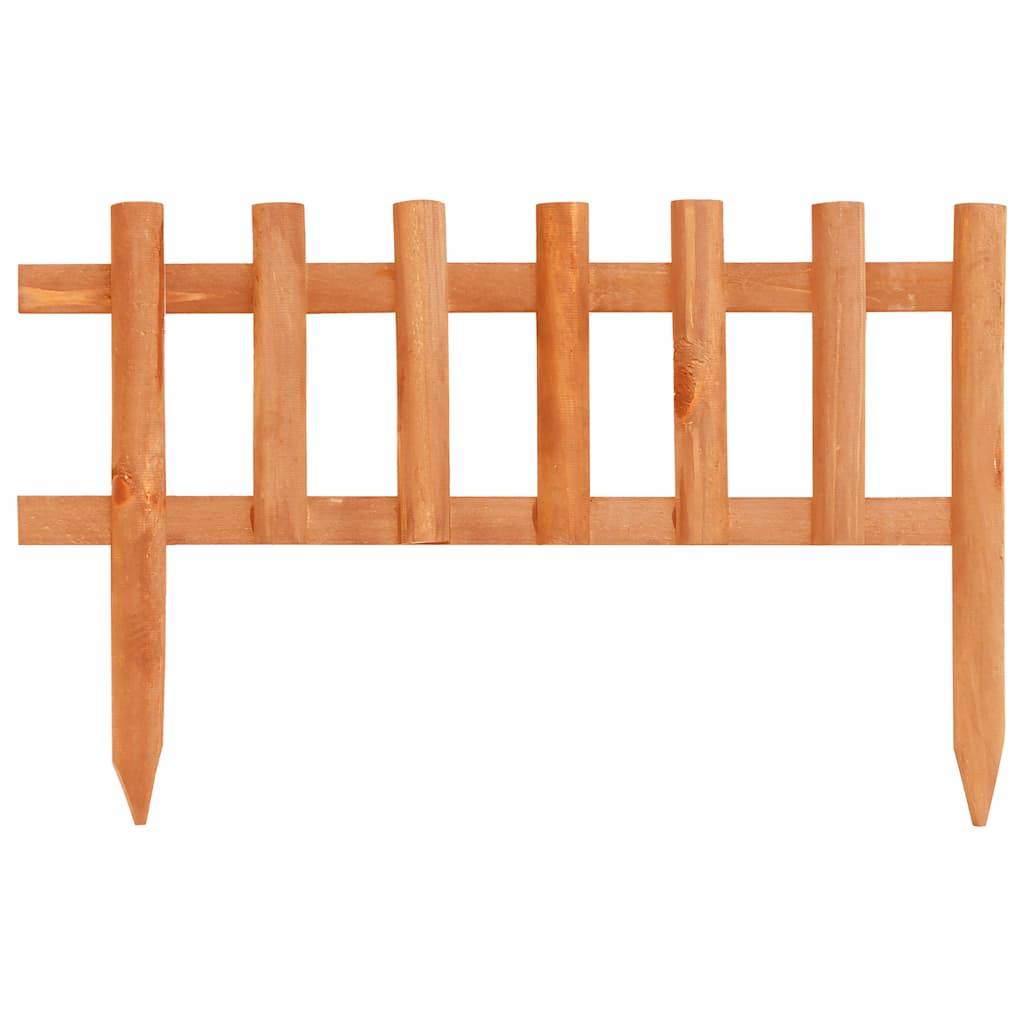ComfortXL - Bordure pelouse bois sapin massif décoration parterres séparation 4,4m orange - ComfortXL Outdoor Living - Image 2