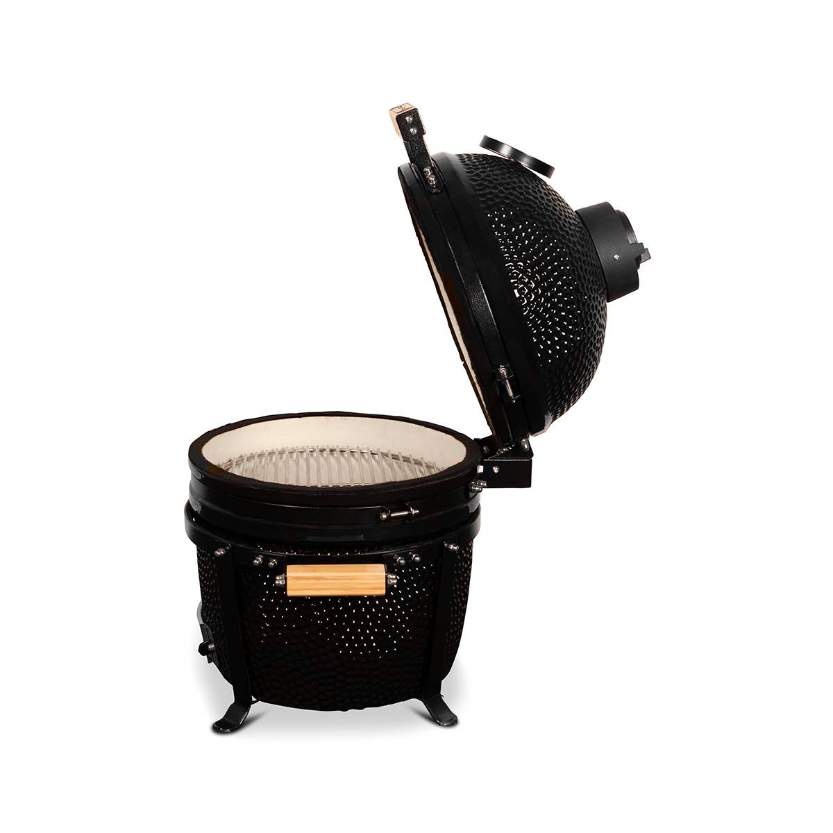 Patton - Barbecue kamado à poser Patton Premium 15" - Grille Ø 34 cm - Noir - Image 5