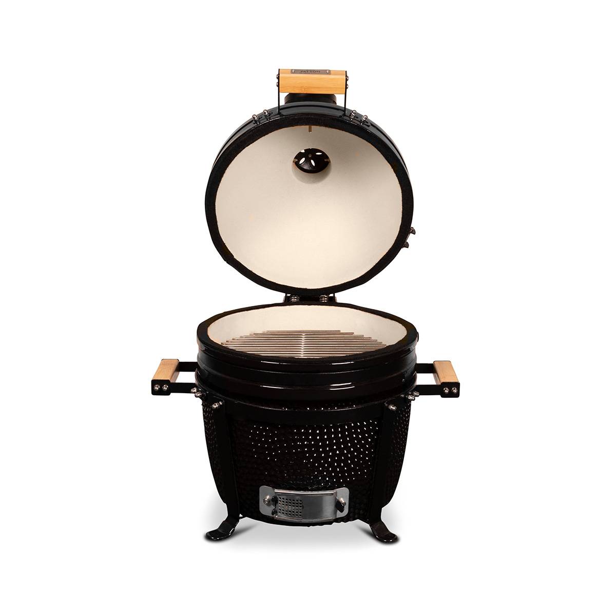 Patton - Barbecue kamado à poser Patton Premium 15" - Grille Ø 34 cm - Noir - Image 4