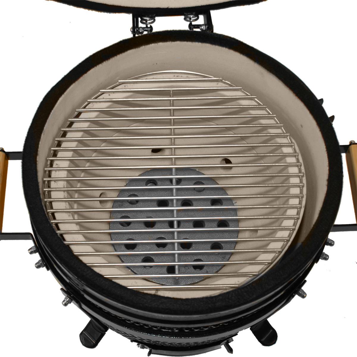 Patton - Barbecue kamado à poser Patton Premium 15" - Grille Ø 34 cm - Noir - Image 10