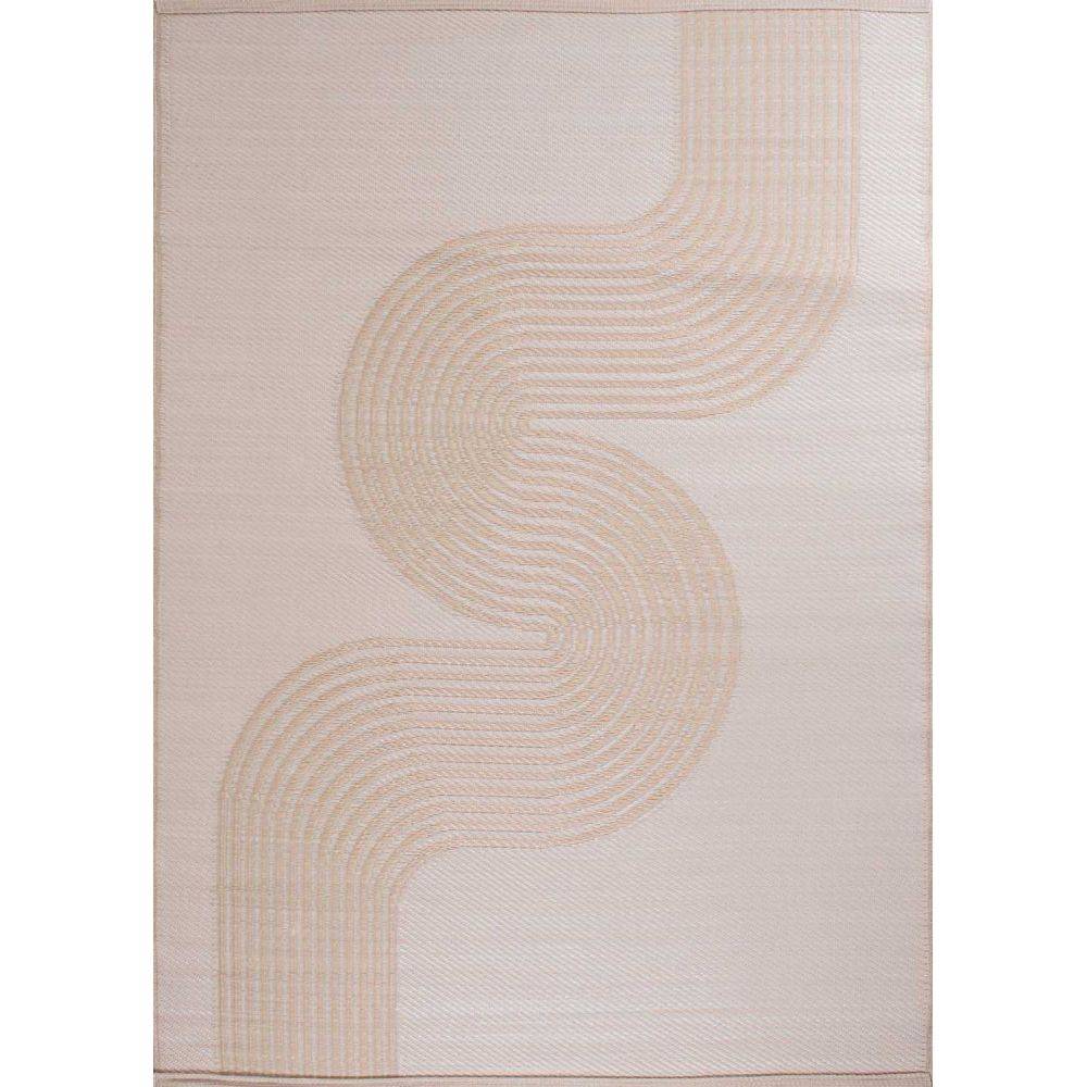 Jardindeco - Tapis extérieur en polypropylène Spargi 1743 beige 120 x 160 cm - Image 4