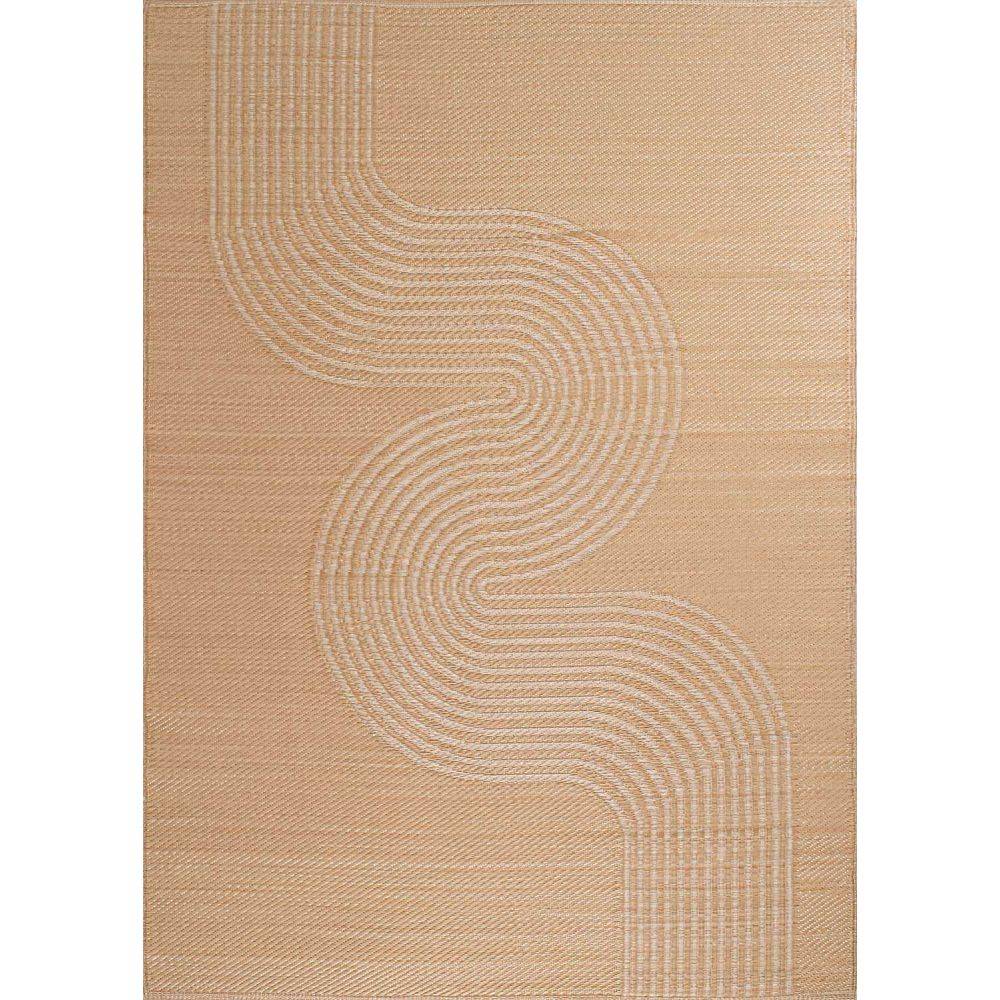 Jardindeco - Tapis extérieur en polypropylène Spargi 1743 beige 120 x 160 cm - Image 3