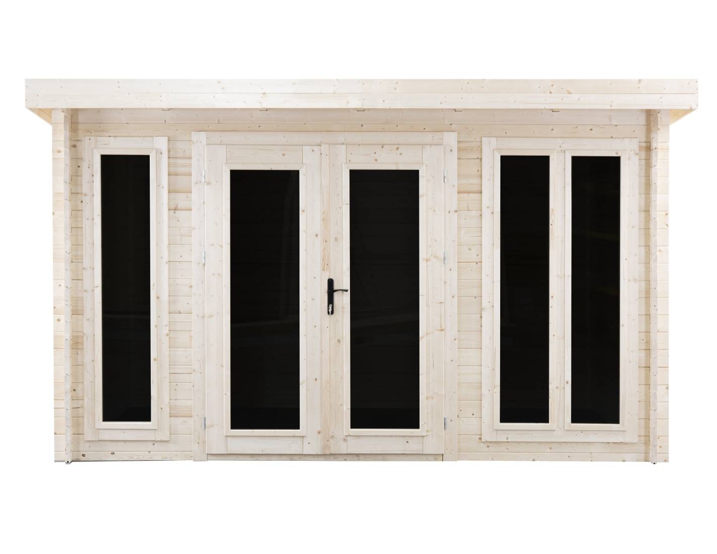 Altanka - Abri de jardin en bois - 16m2 - 4x4m - Ep. 34mm - Couleur: naturel - DOM653 - ALTANKA - Image 6